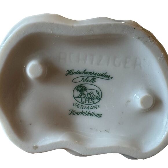 Vintage Hutschenreuther Spring Messenger White Glossy Girl with Butterfly Selb - Picture 7 of 8